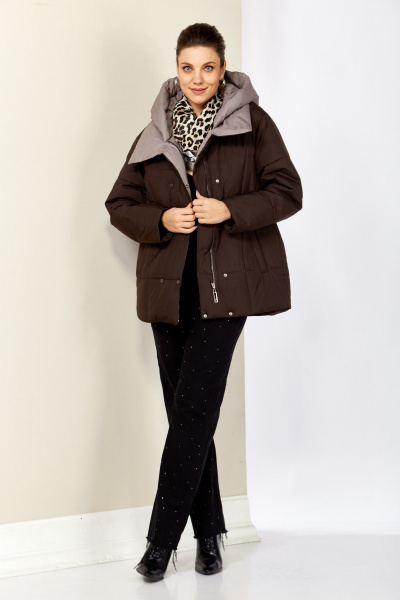 Куртка Shetti 2201 шоколад - фото 6