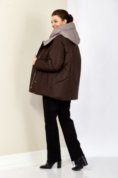 Куртка Shetti 2201 шоколад - фото 7