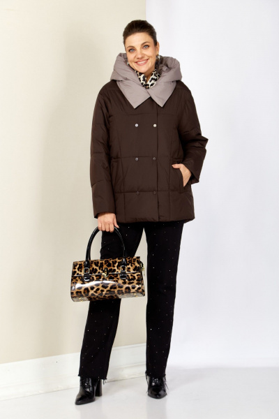 Куртка Shetti 2201 шоколад - фото 1