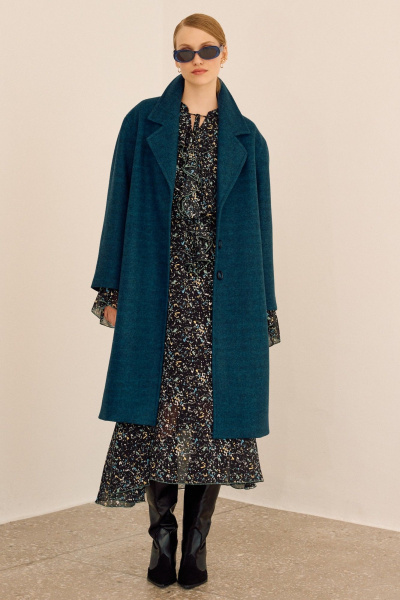 Платье Lokka 1681Р черный/мультиколор - фото 7