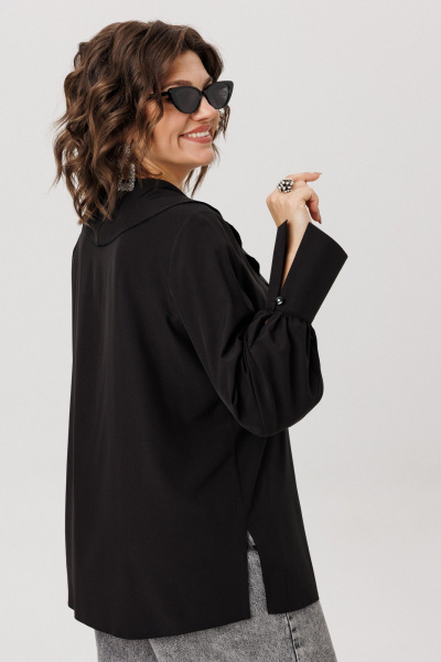 Блуза Anelli 1679 черная_романтика - фото 3