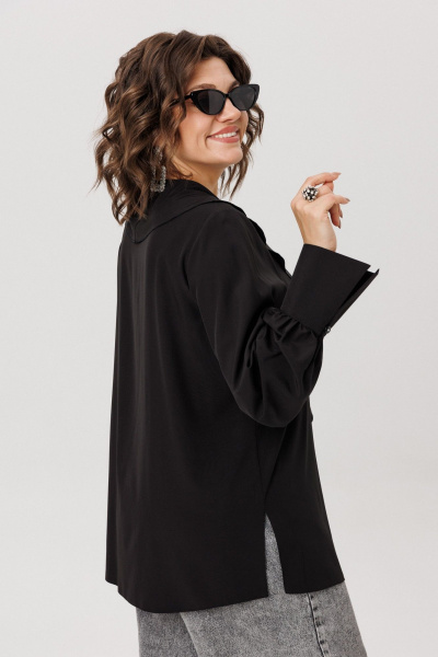 Блуза Anelli 1679 черная_романтика - фото 10