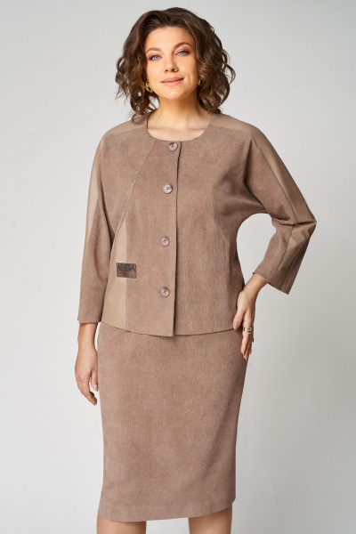 Жакет, юбка Мишель стиль 1332 беж - фото 9