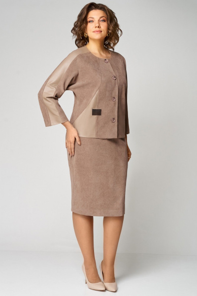 Жакет, юбка Мишель стиль 1332 беж - фото 1