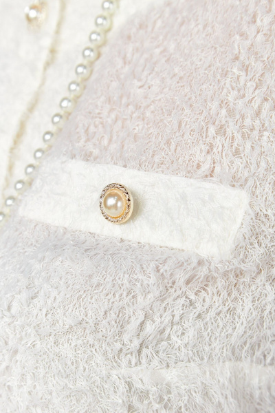 Блуза, юбка Мишель стиль 1329 бело-черный - фото 10