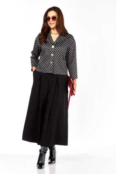 Брюки, жакет Taita plus 2527 черный - фото 4