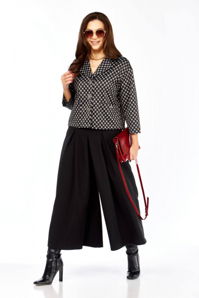 Брюки, жакет Taita plus 2527 черный - фото 3