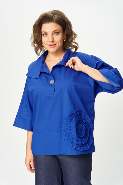 Блуза Michel chic 786/1 василек - фото 1