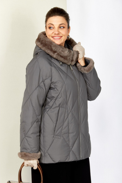 Куртка Shetti 2202 стальной - фото 6