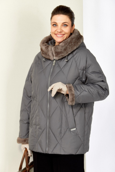 Куртка Shetti 2202 стальной - фото 3