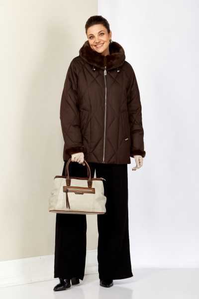 Куртка Shetti 2202 шоколад - фото 7