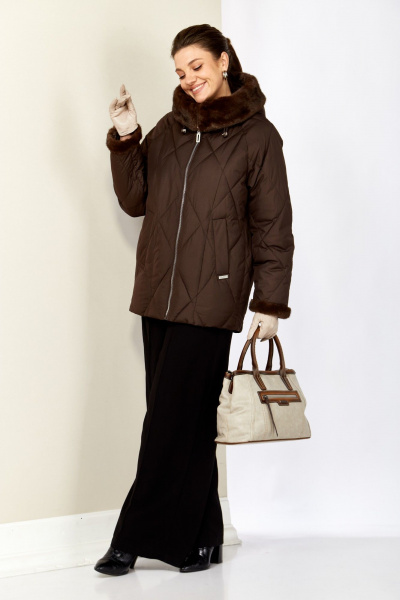 Куртка Shetti 2202 шоколад - фото 2