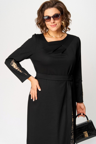 Платье EVA GRANT 7220Б принт_капучино - фото 15