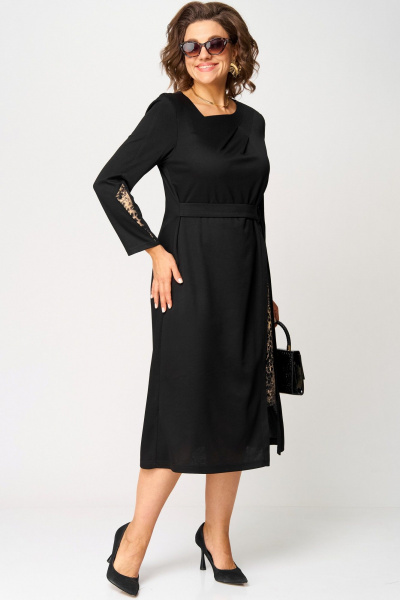 Платье EVA GRANT 7220Б принт_капучино - фото 13