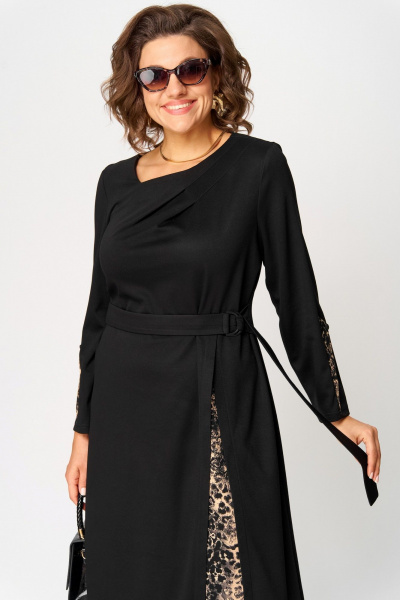 Платье EVA GRANT 7220Б принт_капучино - фото 3