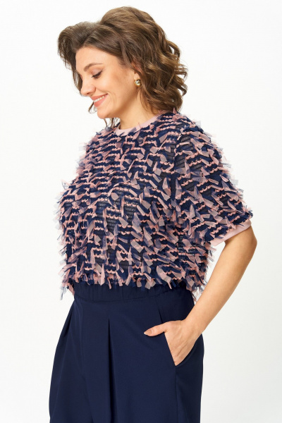 Брюки, джемпер Michel chic 1440 темно-синий - фото 5