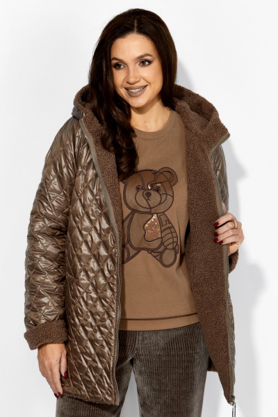 Куртка TAiER 1408 капучино - фото 4