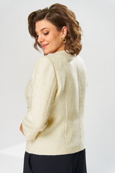 Брюки, жакет Romanovich Style 2-2848 молочный/черный - фото 9