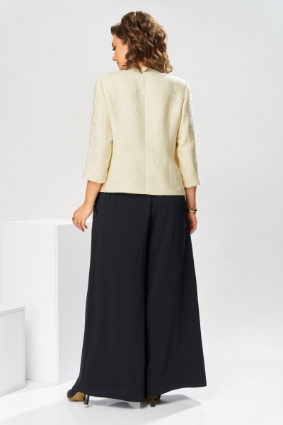 Брюки, жакет Romanovich Style 2-2848 молочный/черный - фото 8