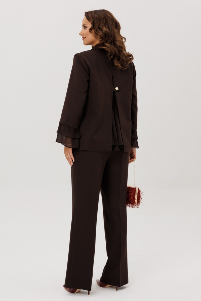 Брюки, жакет Mubliz 226 коричневый - фото 14