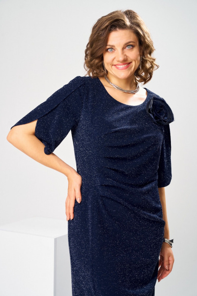 Платье Romanovich Style 1-2853 синий - фото 9