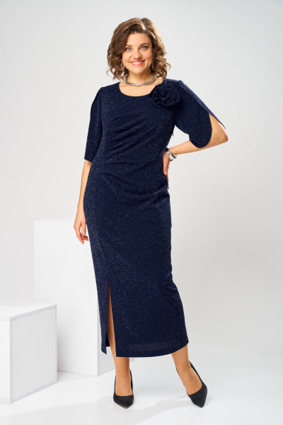 Платье Romanovich Style 1-2853 синий - фото 5