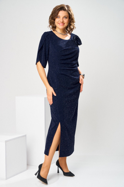 Платье Romanovich Style 1-2853 синий - фото 3