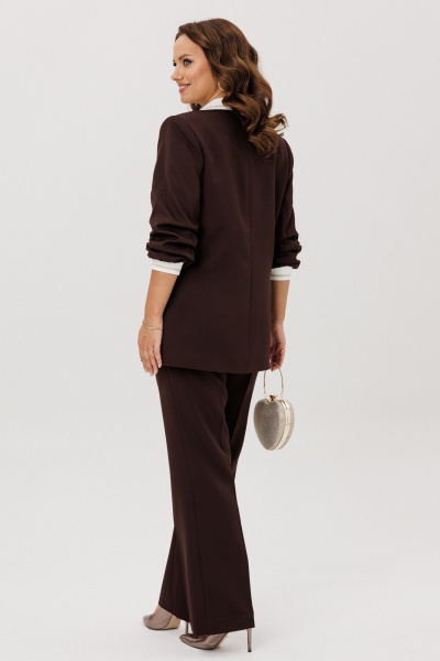 Брюки, жакет Mubliz 242 коричневый - фото 15