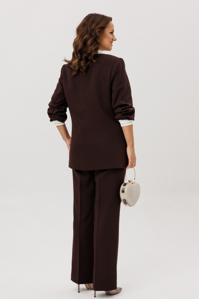 Брюки, жакет Mubliz 242 коричневый - фото 14
