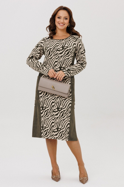 Платье Mubliz 298 олива - фото 1