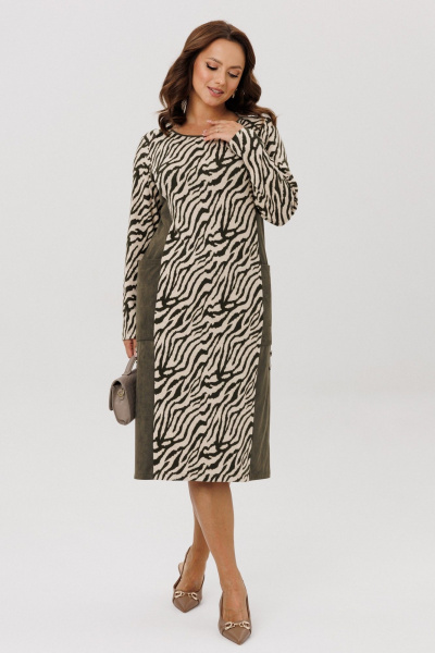 Платье Mubliz 298 олива - фото 13