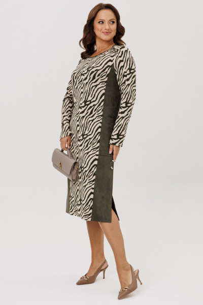 Платье Mubliz 298 олива - фото 11