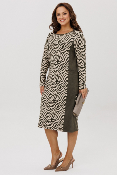 Платье Mubliz 298 олива - фото 9