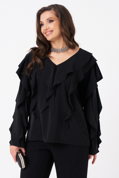 Блуза Панда 103244 черный - фото 1