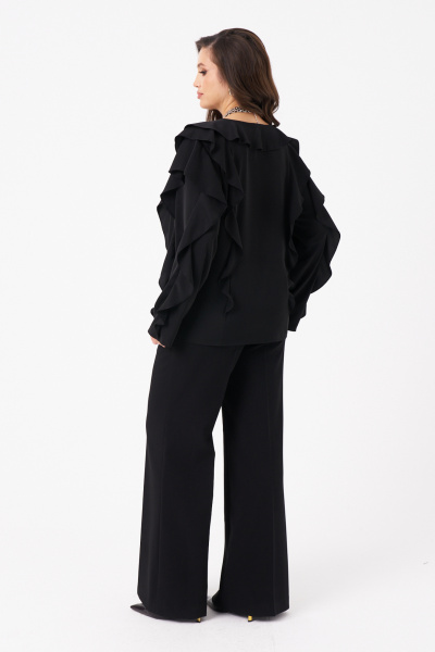 Блуза Панда 103244 черный - фото 7