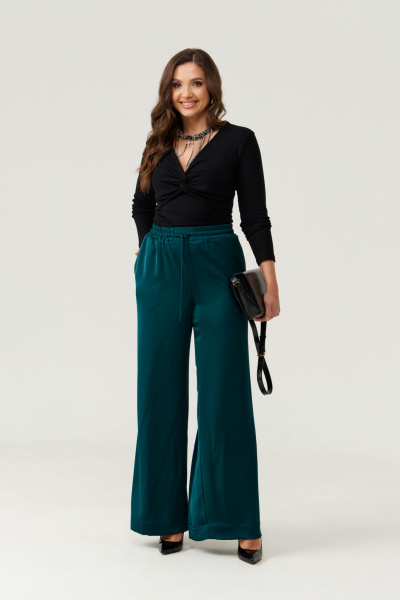 Брюки Панда 104960 изумрудный - фото 1
