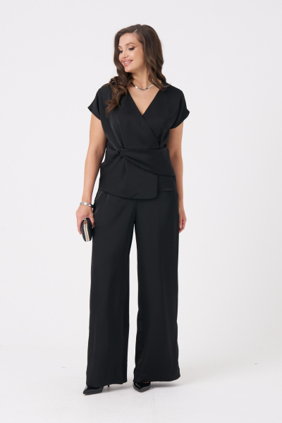 Блуза Панда 106440 черный - фото 2