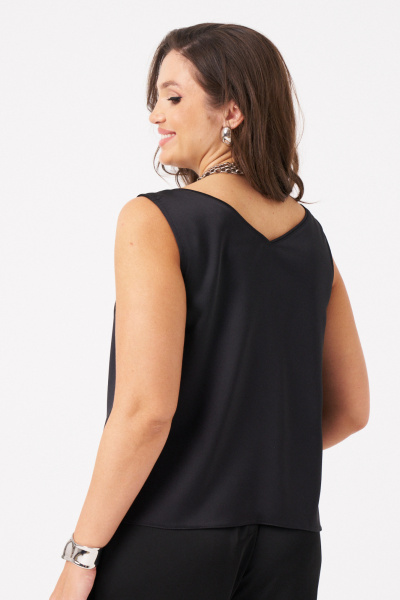 Блуза Панда 178643w черный - фото 6