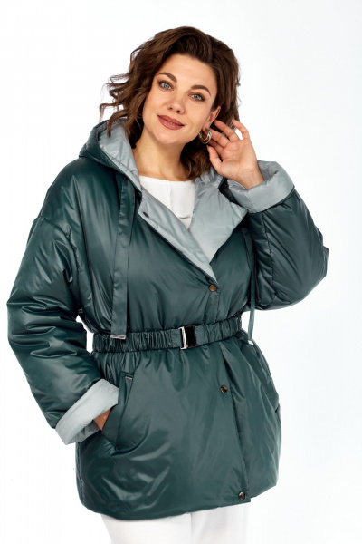Куртка Диомант 2116 зелень-ментол - фото 9