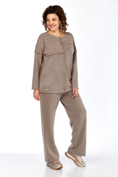 Брюки, джемпер Диомант 2017 капучино - фото 4