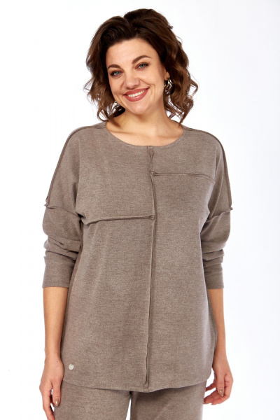 Брюки, джемпер Диомант 2017 капучино - фото 2