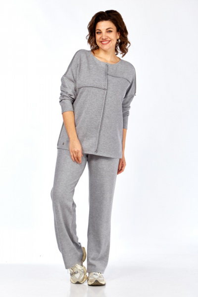 Брюки, джемпер Диомант 2017 серый - фото 9