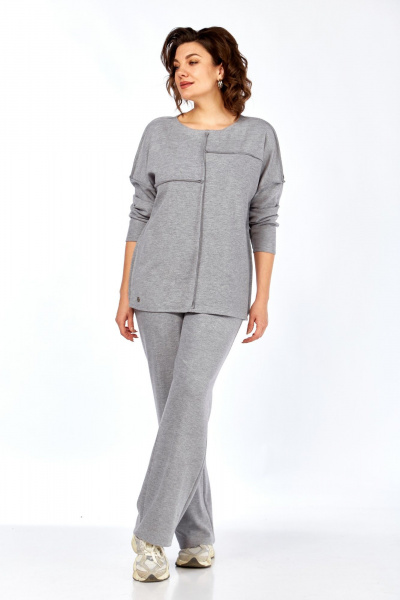 Брюки, джемпер Диомант 2017 серый - фото 7