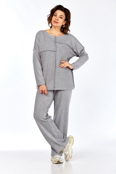 Брюки, джемпер Диомант 2017 серый - фото 2