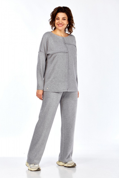 Брюки, джемпер Диомант 2017 серый - фото 1