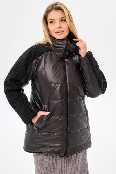 Куртка IUKONA 6039 черный - фото 1