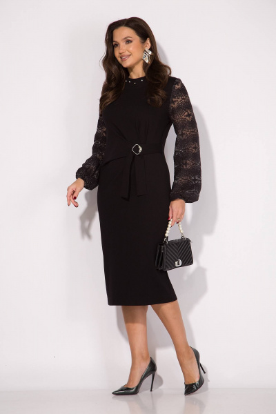 Платье Liliana 1477 черный - фото 6