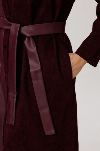 Платье Anelli 1726 вишневый_парфе - фото 5