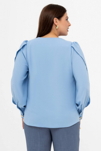 Блуза Gold Style 2717 голубой - фото 8
