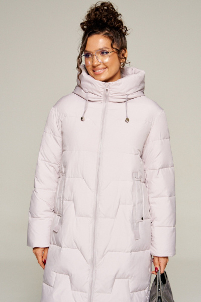 Пальто Beautiful&Free 8018 жемчужный - фото 3